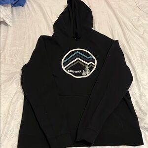 Marmot Black Drawstring Hoodie